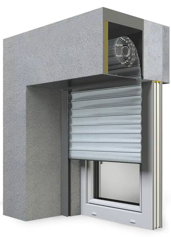 Das Aufwickeln von Rollläden: Wahl zwischen innen und außen